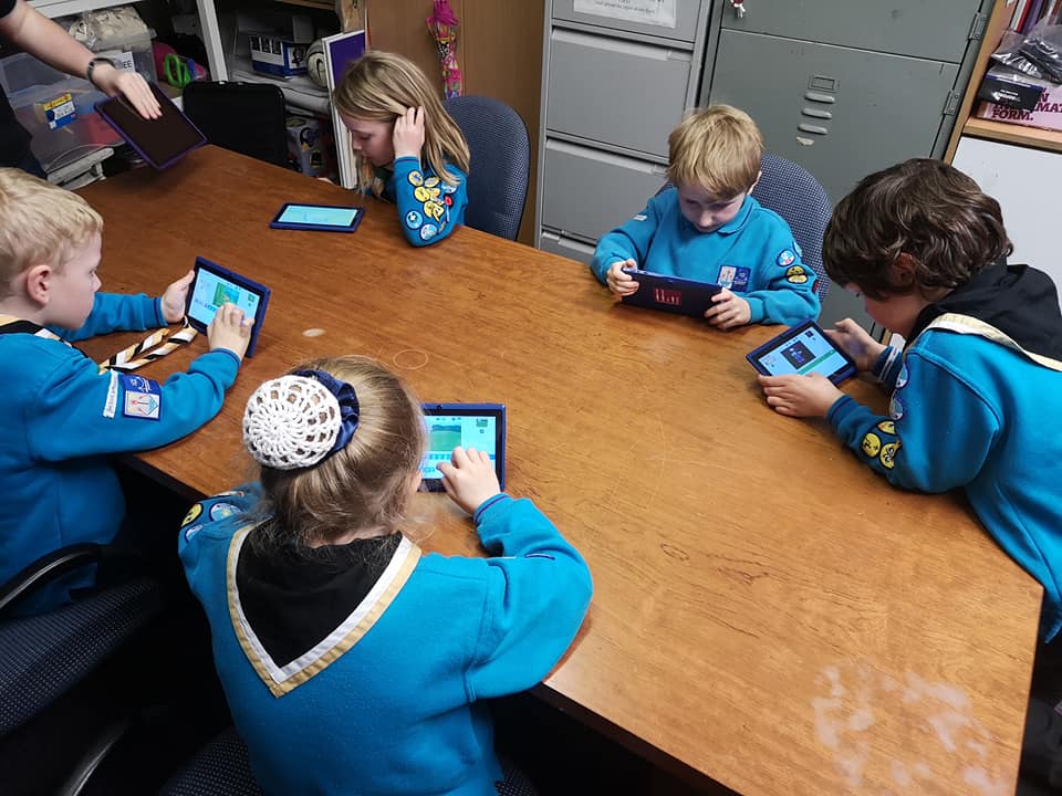 Tonight we have been down to Hessle Scout Group with our tablets so the Beavers ...